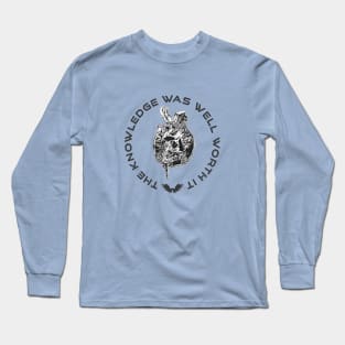 Knowledge - WhiteSkull Long Sleeve T-Shirt